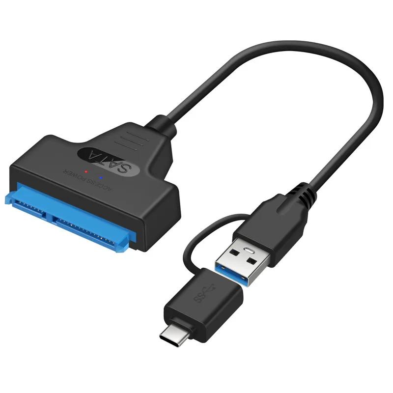 2.5 ġ HDD SSD USB 3.0  SATA 3 ̺ Ÿ C ÷ ,  ϵ ̺ ũ  5Gpbs